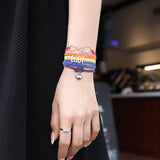 Pride LGBT Rainbow Bracelet Infinity Love