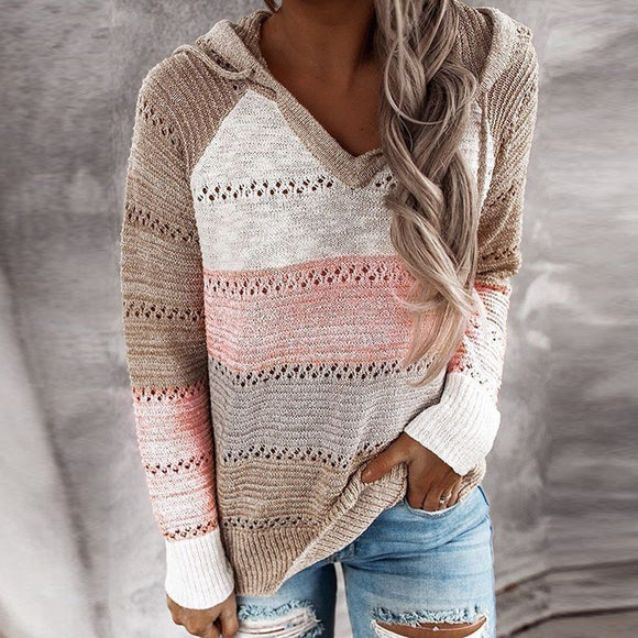 Woman knitted Hoodies