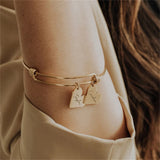 Personalized Bracelet for Women  Adjustable Bangles 1-5 names