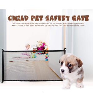Dog Gate Mesh Fence for Indoor and Outdoor