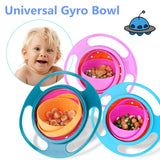 Gyro Bowl  360 Degrees Rotate  Spill-Proof