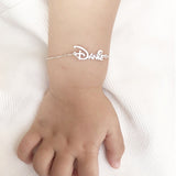 Lovely New Baby Bracelet Personalized Gold Plated 18K