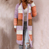 Long Cardigan for Women Knitted