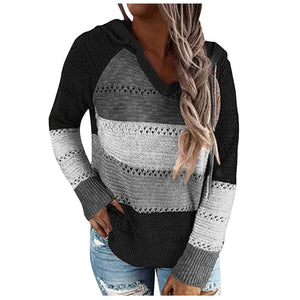 Woman knitted Hoodies