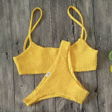 Crochet Sexy Triangle Swimwear Bathing Suit - Dazzle Bijou
