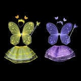 Fairy Princess Butterfly Costume Set 4pcs