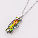 Rainbow Stone Tree Of Life Pendant Necklace For Women - Dazzle Bijou