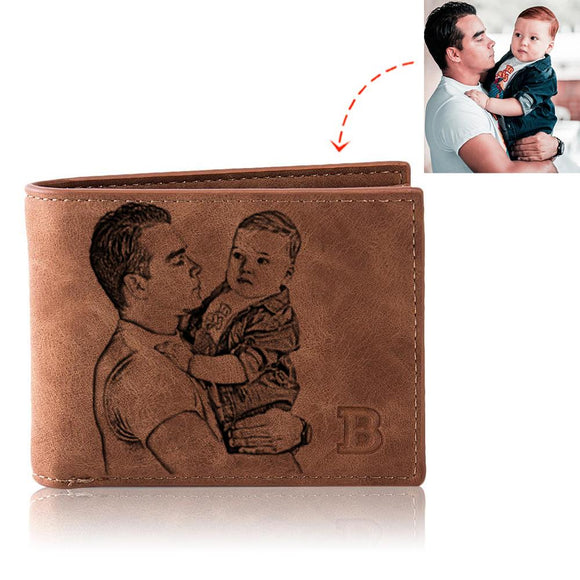 Personalized Wallet Men High Quality PU Leather for Him