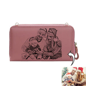 Personalized Picture  Wallet / Bags Phone  for Women