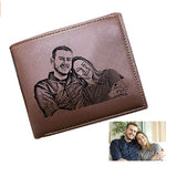 Personalized Wallet Men High Quality PU Leather for Him