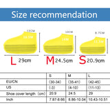 Waterproof ShoeProtector Silicone Material Unisex /Rain Boots for Indoor Outdoor Rainy Days