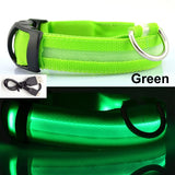 Glow in the Dark Dog Colar LED with USB rechargeable