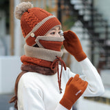 Winter Mask Hat Scarf Set - 3 in 1